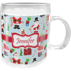 Santa and Presents Acrylic Kids Mug (Personalized)