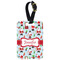 Santas w/ Presents Aluminum Luggage Tag (Personalized)