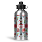 Santa and Presents Water Bottles - 20 oz - Aluminum (Personalized)