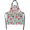 Santa and Presents Apron With Pockets w/ Name or Text