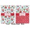Santas w/ Presents Baby Blanket (Double Sided - Printed Front and Back)