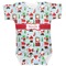 Santa and Presents Baby Bodysuit (Personalized)