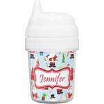 Santa and Presents Baby Sippy Cup (Personalized)