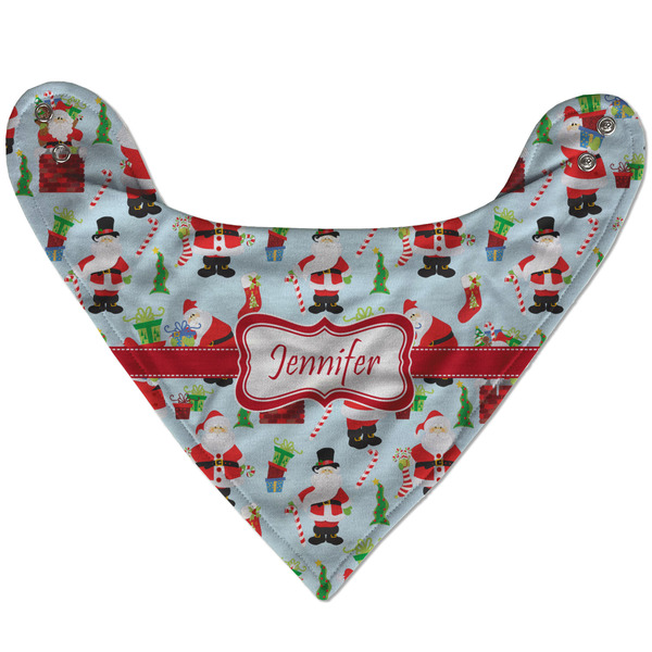 Santas w/ Presents Bandana Flat Approval