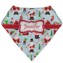 Santa and Presents Bandana Bib (Personalized)