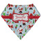 Santa and Presents Bandana Bib (Personalized)