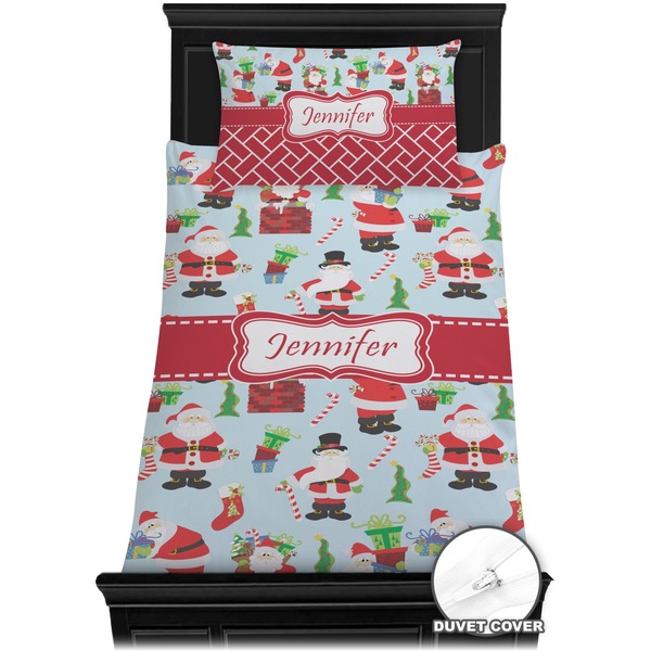 Santas w/ Presents Bedding Set (Twin) - Duvet