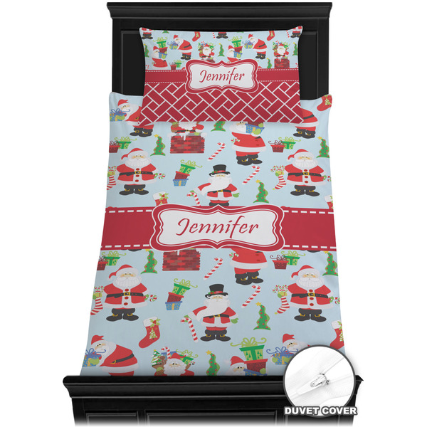 Santas w/ Presents Bedding Set (TwinXL) - Duvet