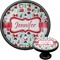 Santa and Presents Cabinet Knob (Black) (Personalized)