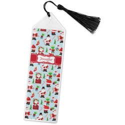 Santa and Presents Book Mark w/Tassel w/ Name or Text