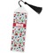 Santas w/ Presents Bookmark with tassel - Flat