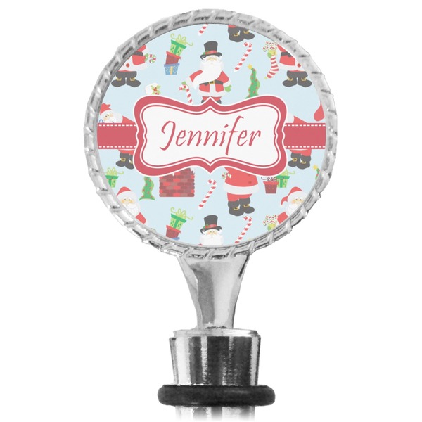 Santas w/ Presents Bottle Stopper Main View