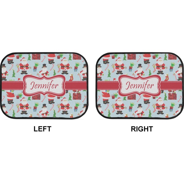 Santas w/ Presents Car Floor Mats (Back Seat) (Approval)
