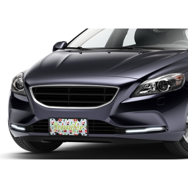 Santas w/ Presents Car License Plate Lifestyle