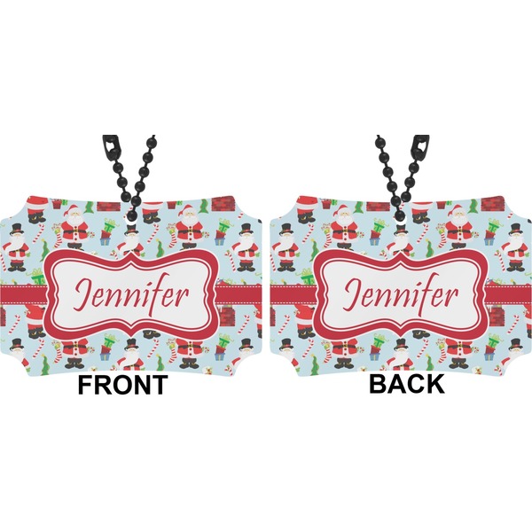 Santas w/ Presents Car Ornament - Berlin (Approval)