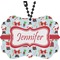 Santa and Presents Rear View Mirror Decor (Personalized)