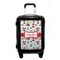 Santas w/ Presents Carry On Hard Shell Suitcase - Front
