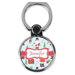 Santa and Presents Cell Phone Ring Stand & Holder (Personalized)