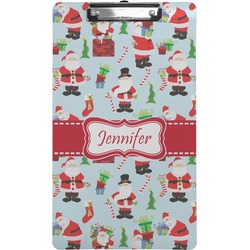 Santa and Presents Clipboard (Legal Size) w/ Name or Text