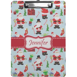 Santa and Presents Clipboard (Personalized)