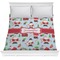 Santa and Presents Comforter - Full / Queen w/ Name or Text