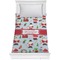 Santa and Presents Comforter - Twin w/ Name or Text