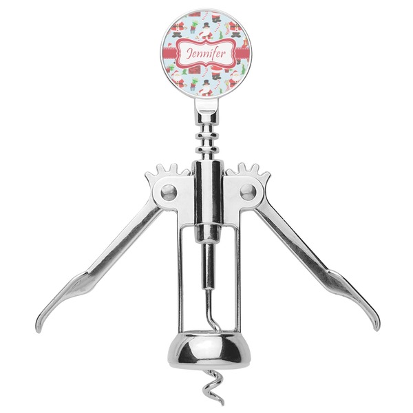 Santas w/ Presents Corkscrew - Alt