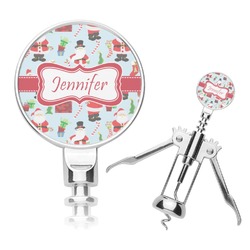 Santa and Presents Corkscrew (Personalized)