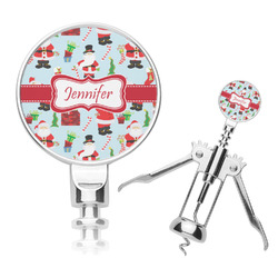 Santa and Presents Corkscrew (Personalized)
