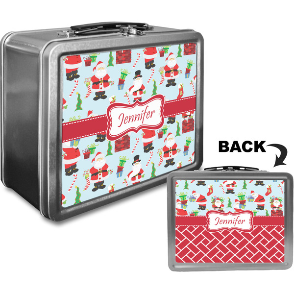 Santas w/ Presents Custom Lunch Box / Tin Approval