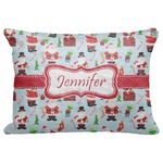 Santa and Presents Decorative Baby Pillowcase - 16"x12" w/ Name or Text
