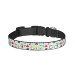 Santa and Presents Dog Collar - Large (Personalized)