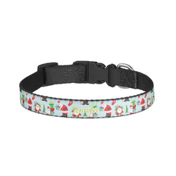 Santa and Presents Dog Collar - Small (Personalized)