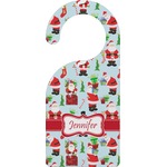 Santa and Presents Door Hanger w/ Name or Text