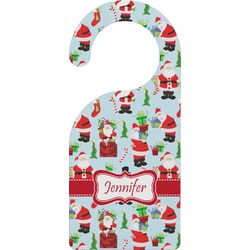 Santa and Presents Door Hanger w/ Name or Text