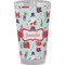 Santa and Presents Pint Glass - Full Color (Personalized)