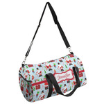 Santa and Presents Duffel Bag - Small w/ Name or Text