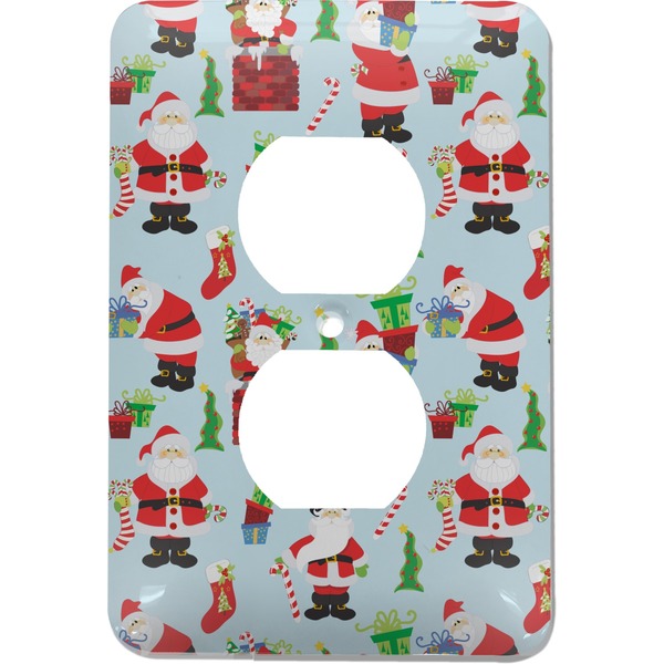 Custom Santa and Presents Electric Outlet Plate