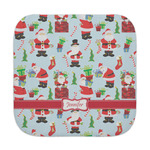 Santa and Presents Face Towel w/ Name or Text