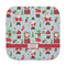 Santas w/ Presents Face Cloth-Rounded Corners