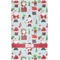 Santas w/ Presents Finger Tip Towel - Full View