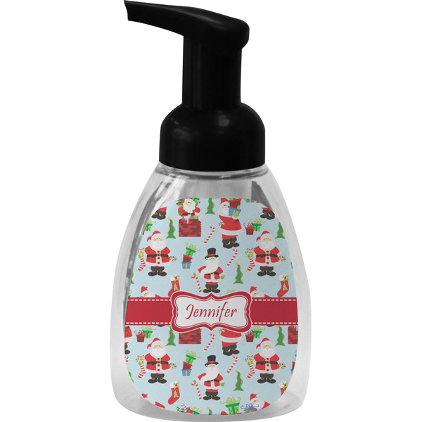Santas w/ Presents Foam Soap Bottle
