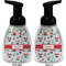 Santas w/ Presents Foam Soap Bottle (Front & Back)
