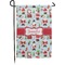Santa and Presents Small Garden Flag - Double Sided w/ Name or Text
