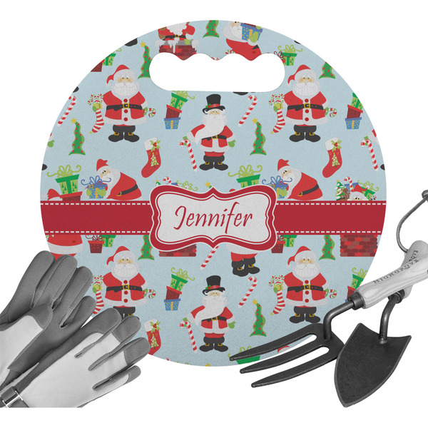 Custom Santa and Presents Gardening Knee Cushion (Personalized)
