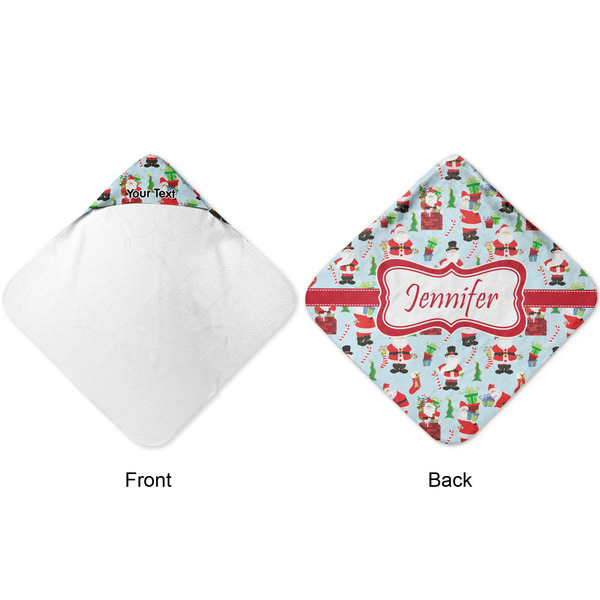 Santas w/ Presents Hooded Baby Towel- Approval