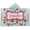 Santa and Presents Kids Hooded Towel (Personalized)