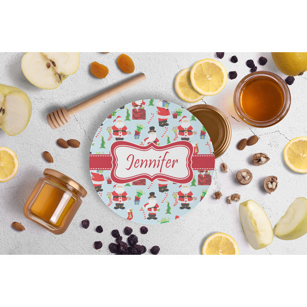 Santas w/ Presents Jar Opener - Lifestyle Image