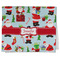 Santa and Presents Kitchen Towel - Poly Cotton w/ Name or Text