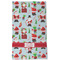 Santa and Presents Kitchen Towel - Poly Cotton - Full Front